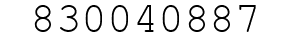 Number 830040887.