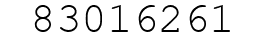 Number 83016261.