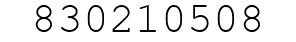 Number 830210508.