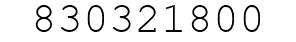 Number 830321800.