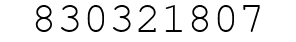 Number 830321807.