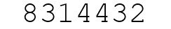 Number 8314432.