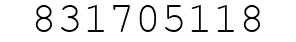 Number 831705118.