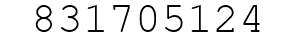 Number 831705124.