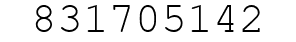 Number 831705142.