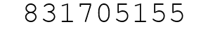 Number 831705155.