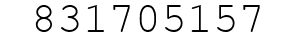 Number 831705157.