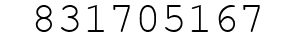 Number 831705167.