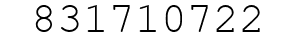 Number 831710722.
