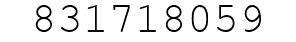 Number 831718059.