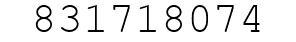 Number 831718074.