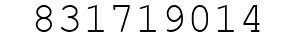 Number 831719014.