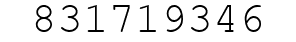 Number 831719346.