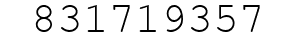 Number 831719357.