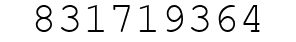 Number 831719364.