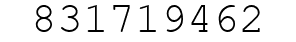 Number 831719462.