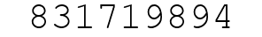 Number 831719894.