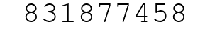 Number 831877458.