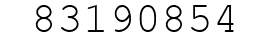 Number 83190854.