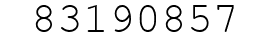 Number 83190857.