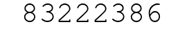 Number 83222386.