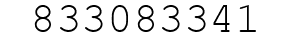 Number 833083341.