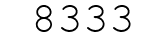 Number 8333.