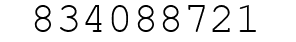 Number 834088721.