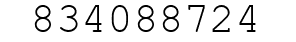 Number 834088724.