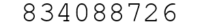 Number 834088726.