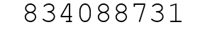 Number 834088731.