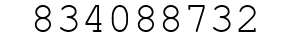 Number 834088732.