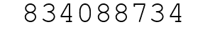 Number 834088734.