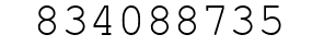 Number 834088735.