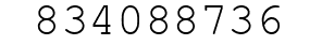 Number 834088736.