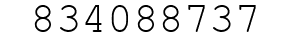 Number 834088737.