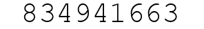 Number 834941663.