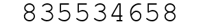 Number 835534658.