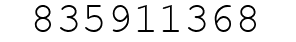 Number 835911368.