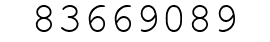 Number 83669089.