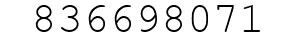 Number 836698071.