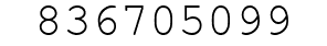 Number 836705099.