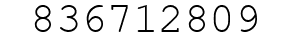 Number 836712809.