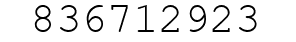Number 836712923.