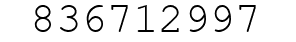 Number 836712997.