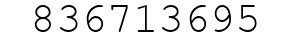Number 836713695.