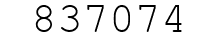 Number 837074.