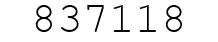 Number 837118.