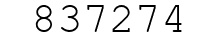 Number 837274.
