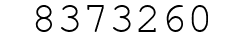 Number 8373260.